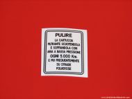 Decalcomania manutenzione filtro aria Lambretta LI S1 e S2