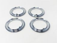 Kit occhielli cromati per cofani laterali Lambretta LD125 Vers.1