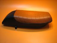 Complete seat - Black/Brown - Lambretta J50 Special