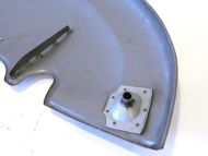 Metal kickstart side sidepanel with hole for Lambretta LI S1 Framebreather (vers. 1)
