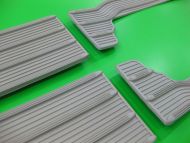 Rubber floormat set for Lambretta TV1