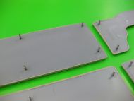 Rubber floormat set for Lambretta TV1