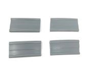 Set of 4 x grey petrol tank rubbers Lambretta A + B