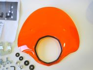 Cupolino modello 'Bubble' arancione per Lambretta SX + TV3 + Special + SX + Serveta