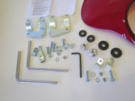 Cupolino modello Bubble rosso per Lambretta LI S3