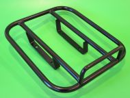 Black Rear AF 'S' Type style carrier for Lambretta LI S3 + TV3 + SX + Special + GP/DL + Serveta