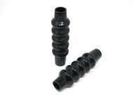 Black front dampers gaitors DiscoDez for Lambretta S1 + S2 + S3 + GP + J +Vega