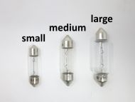 Lampadina a siluro luce di posizione 12V - 5W per accensioni elettroniche Lambretta LI + TV + SX + DL