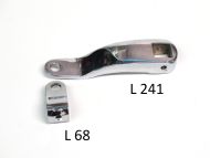 Leva freno posteriore al carter motore + fissaggio cavo per Lambretta A 125