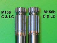 Splined kickstart shaft Lambretta D + LD