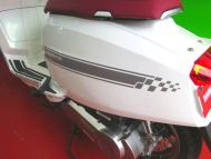 Kit adesivi fiancate laterali ARGENTO Nuova Lambretta V Special
