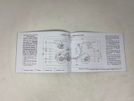 Owners manual Lambretta LD150 model of 1957