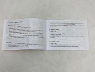 Libretto 'Uso e Manutenzione' Lambretta J Cento