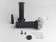 Quick action throttle grip -TOMMASELLI Ø=22mm horizontal- Alloy