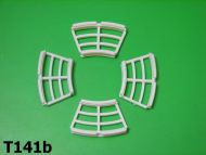 Griglie per freno a disco Campagnolo in plastica bianca per Lambretta TV3 + SX200 + DL200 (4pz)