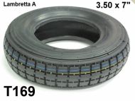 3.50 x 7" inch tyre for Lambretta A