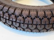 Continental 3.50 x 10" tyre with 'Classic' tread pattern