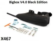 Marmitta BGM PRO Clubman V4.0 Nera per Lambretta S1 + S2 + S3 + DL + Serveta