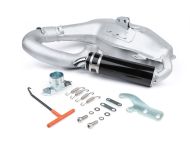 Exhaust -BGM PRO Clubman Sport- Lambretta (1st series - 2nd series, 3rd series) - SILVER