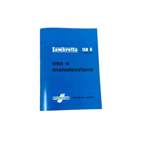 Libretto 'Uso e Manutenzione' Lambretta LI150 S2