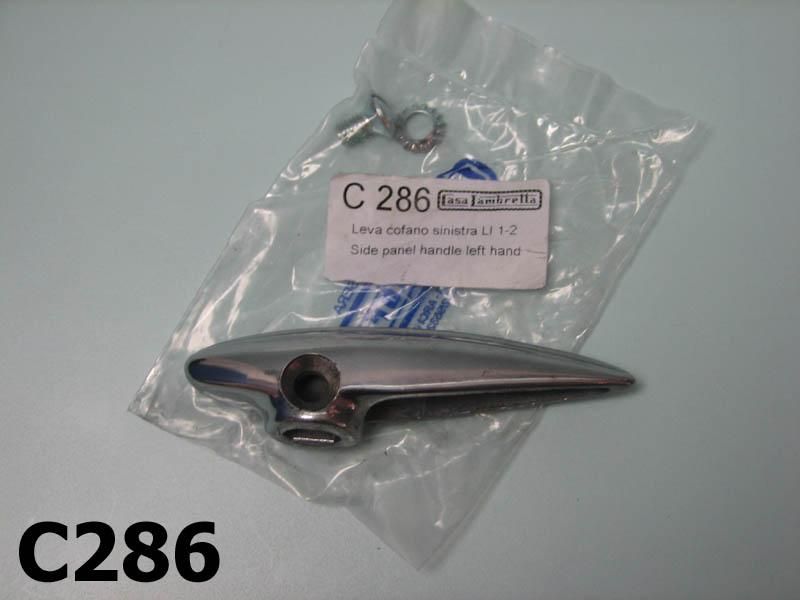 Left hand sidepanel handle Lambretta LI S1/S2 + TV1 + TV2