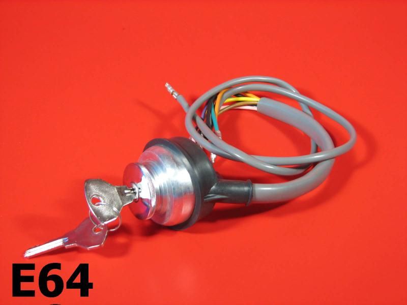 Blocchetto di accensione con chiave "Casalambretta" per Lambretta TV1 + TV2 + SX + TV3 + Special + DL