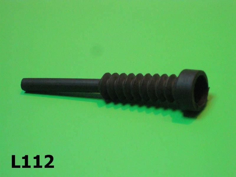 Rear brake cable rubber protection shroud for Lambretta LI + SX + TV + GP/DL + J
