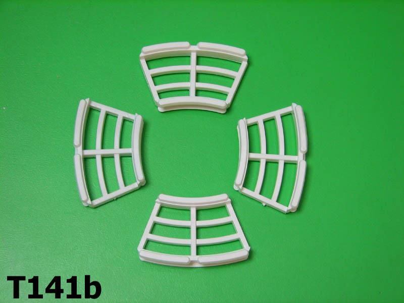 Griglie per freno a disco Campagnolo in plastica bianca per Lambretta TV3 + SX200 + DL200 (4pz)