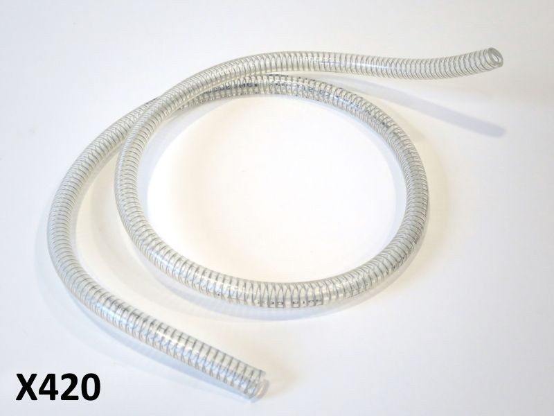 Toyox fuel line with internal stainless spring (1 metre) for Lambretta + Vespa