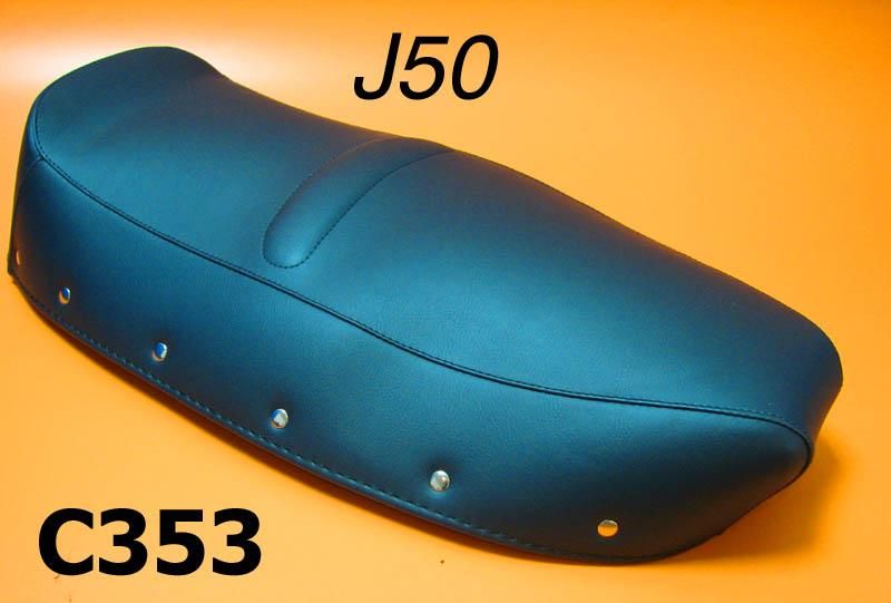 Copertina sella lunga blu per Lambretta J50 da metà 1966 al 1968