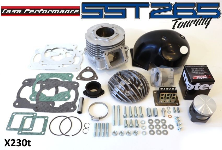 Complete SST265 Touring hyperformance cylinder kit by Casa Performance