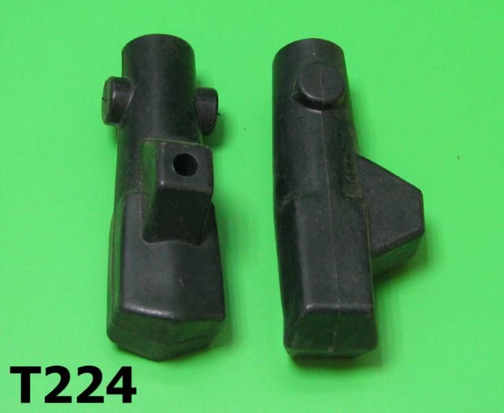 Pair of stand feet and pins Lambretta J50 / J100 /J125 (NO J50 SPECIAL)