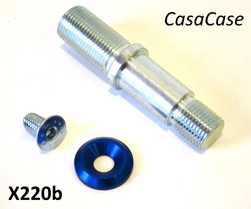 Kit perno per ammortizzatore posteriore + vite sicurezza per motori CasaCase