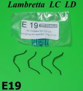 Set di molle per fissaggio vetro faro anteriore Lambretta LC + LD