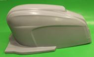 Fibreglass one-piece rear bodywork section for Lambretta TV3 + SX + Special