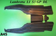 Tappetino in gomma nero Lambretta LI S3 +  TV3 + SX + DL