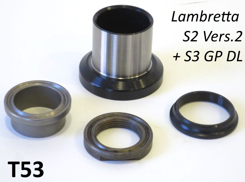 Kit calotte sterzo Lambretta LI S2 / S3 + TV + Special (modelli prodotti fino al 1965)