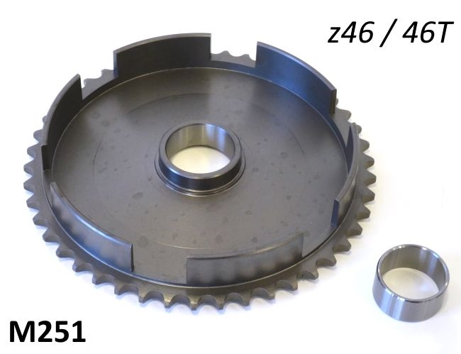 Corona campana frizione z46 per Lambretta J50 (Vers.1)