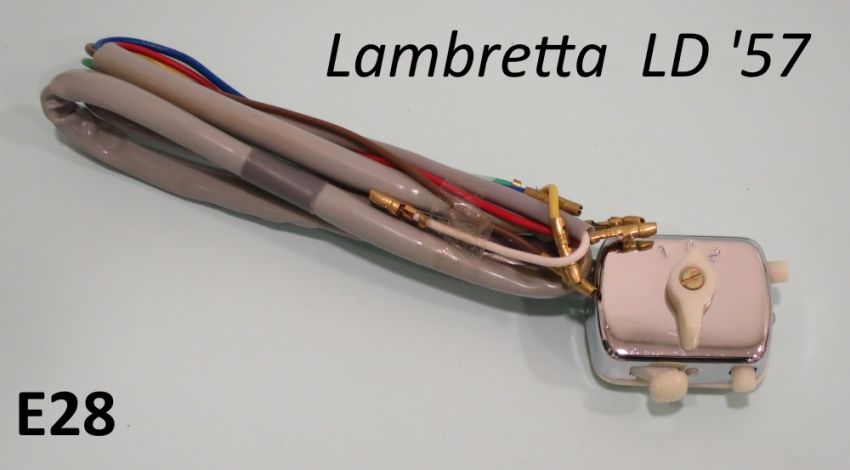 Interruttore devio luci Lambretta LD del 1957