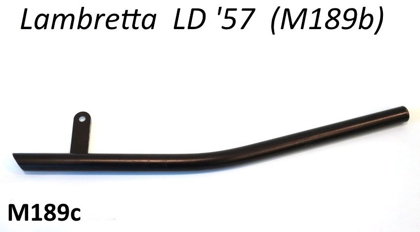 Tailpipe (only) per exhaust M189b for Lambretta LD '57