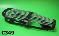Dual seat frame & rear catch for Lambretta LI + Special + SX + DL + Serveta