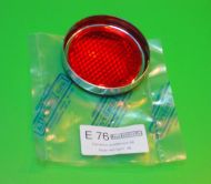 Rear light lense & chrome ring surround for Lambrettino 48