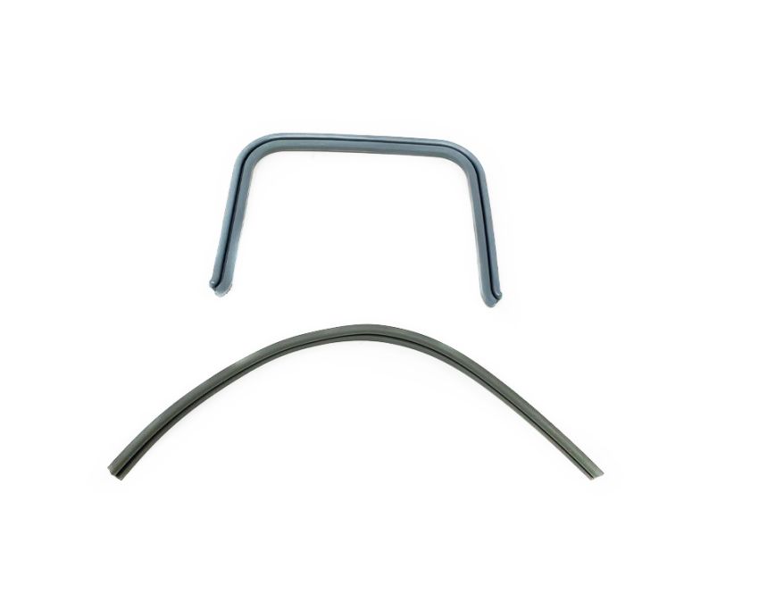 Guarnizioni grigie per ponticello pedana Lambretta LI S1 / S2 / S3 (1962) + TV1 + TV2