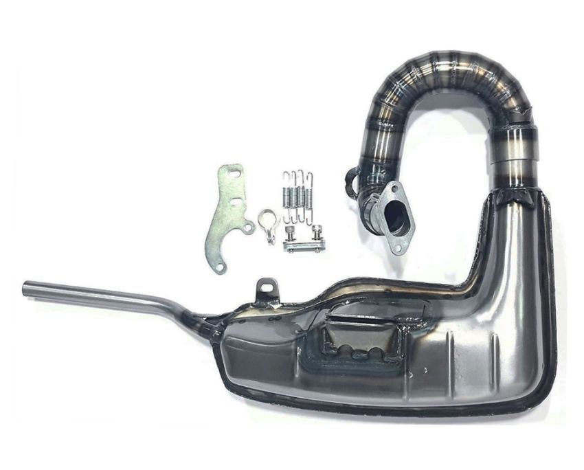 Marmitta Clubsport - Collettore Standard - Lambretta LI + TV2/3 + SX + Special + GP/DL + Serveta