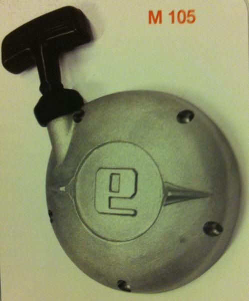 Complete hand-pull starter unit Lambretta E