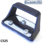 Maniglia posteriore completa di piastra cromata e viti per Lambretta J50 Special