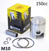 Pistone completo 57mm + maggiorazioni varie Lambretta LI + SX + Special + DL 150cc