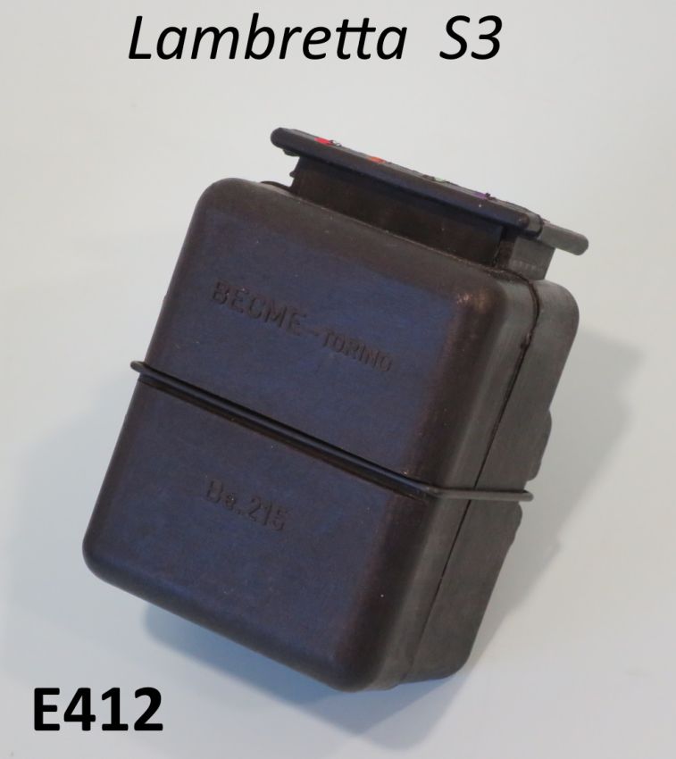 Regolatore di tensione impianto elettrico Lambretta LI S2 + S3 LI125 (modello 1962)