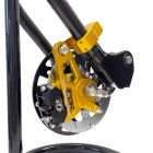 Mozzo freno a disco CP CasaDisc - ORO -  Lambretta S1 + S2 + TV2 + S3 + TV3 + Special + SX + DL + Serveta