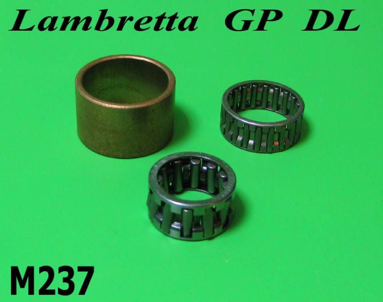 Gearbox needle bearings & bronze clutch bush kit Lambretta DL/GP